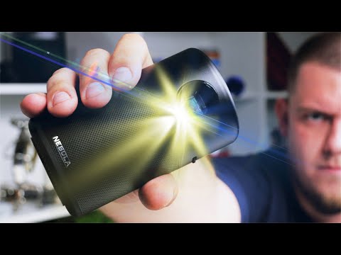 Видео: Проектор Колонка с Алиэкспресс Размером с Банку Coca-Cola! Anker Nebula Capsule
