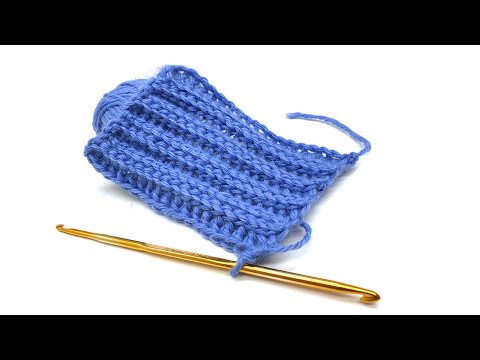 Видео: Узоры крючком резинка крючком  /СветланаСК