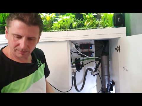Видео: Ультрафиолетовый стерилизатор на 36W в аквариуме с дискусами. Часть 44.
