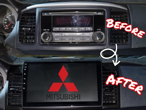 Видео: Как установить Android-экран на Mitsubishi Lancer