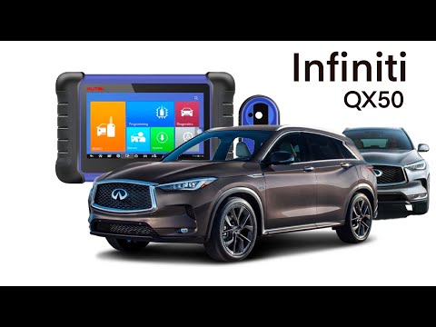 Видео: All key lost Infiniti QX50 2018, програмирование ключа по полной утере
