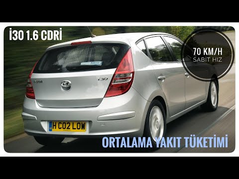 Видео: i30 1.6 CRDi 90 л.с. Расход топлива | 70 км/ч, постоянная скорость