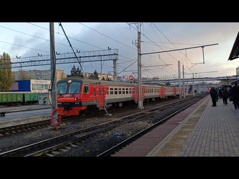 Видео: Отправление ЭД9МК-0121 сообщением Татищево-Анисовка со ст. Саратов-1.