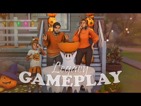 Видео: Жутко-уютный Хэллоуин в Sims 4🎃🍬 Тыквы, конфеты и страшная вечеринка!👻