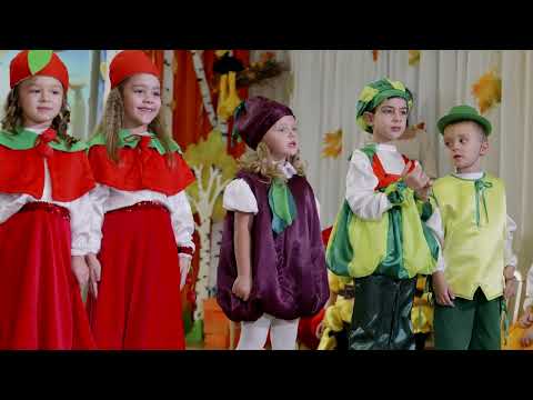 Видео: "Чиполлино и его друзья" праздник осени, спектакль в детском саду