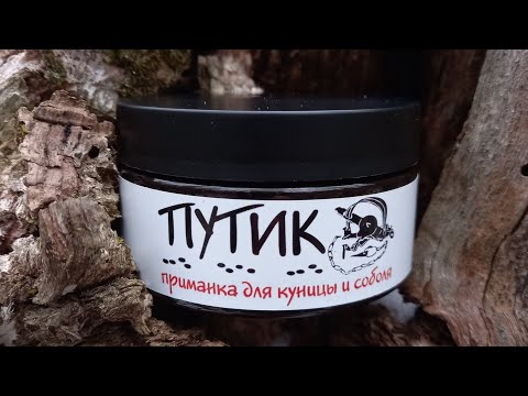 Видео: Приманка на куницу и соболя "Путик". Охота на куницу с капканами