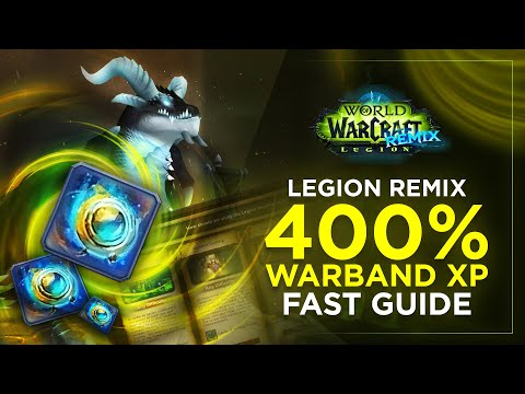Видео: Как быстро достичь 400% опыта отряда в Legion Remix (полное руководство по альтернативной армии)