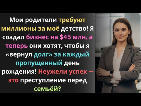 Видео: Построил бизнес на $45 млн — теперь родители требуют «долг» за 15 лет