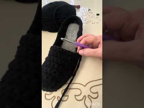 Видео: Как связать ботинки крючком из старой подошвы в 2025 году!