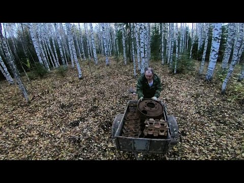 Видео: ДУМАЛ МОГИЛА ⚰️🪦☦️ А ОКАЗАЛАСЬ РУССКАЯ ПЕЧЬ..ПОГРУЗКА МЕТАЛЛА..ПОЛНЫЙ ПРИЦЕП ЖЕЛЕЗА..300 КГ..