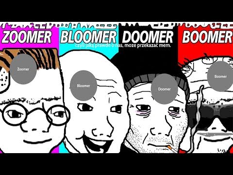 Видео: Кто Такие Думеры, Бумеры, Зумеры и Блумеры + Кумеры, Simp, Chad | AlexRed