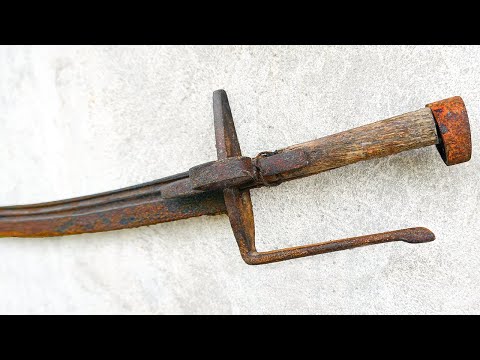 Видео: Реставрация Старой Ржавой ГУСАРСКОЙ САБЛИ