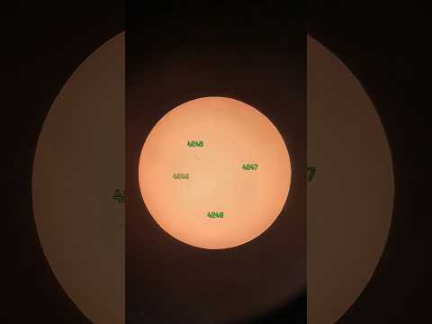 Видео: Солнце через 4" в телескоп: Откройте тайны солнечных пятен!