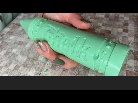 Видео: Мой релакс, мокрый мел. My relaxation, wet chalk. Cutting.