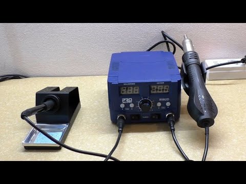 Видео: Паяльная станция Prostormer PSST001 (8582D) и простой ремонт