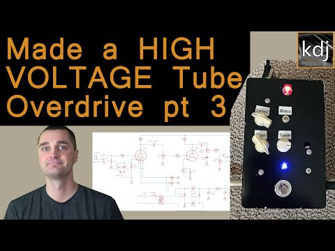 Видео: Самодельная педаль перегрузки на высоковольтной лампе — часть 3 | Настройка подъёма земли и регул...