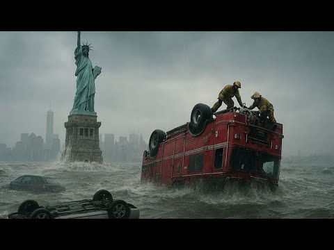 Видео: Крупная катастрофа в США! Нью-Йорк тонет!