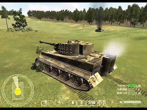 Видео: Прохождение игры "T-34 vs tiger tank" - «Тигр» против Т-34 ч.3 Оборона Симашково