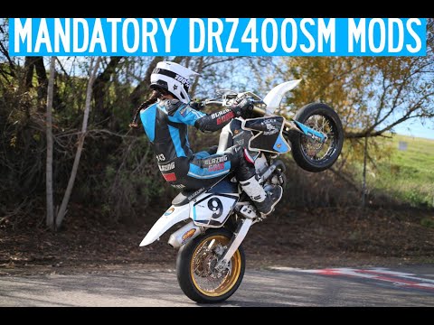 Видео: Обязательные модификации для Suzuki drz400sm