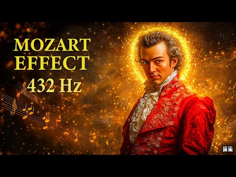 Видео: Эффект Моцарта на частоте 432 Гц – улучшение памяти – классическая музыка для умственной деятельност