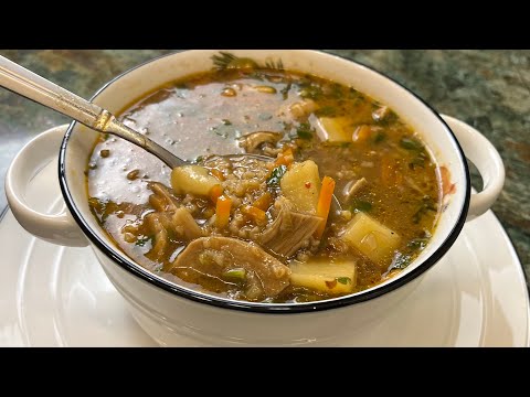 Видео: Суп из белых грибов- настоящее наслаждение вкусами!!!