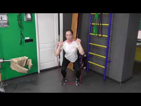 Видео: Упражнения с резиновыми петлями / Вправи з гумовими петлями