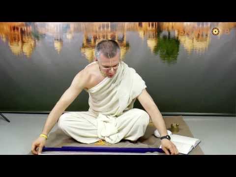 Видео: Упавита - как самому сделать брахманический шнур. Махабхарата прабху.