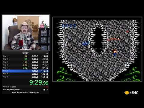 Видео: Скоростное прохождение Super C (NES) за 15:26 от Arcus