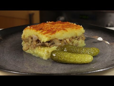 Видео: Это то, что НУЖНО В ПОСТ! Нежная Картофельная Запеканка с Грибами!