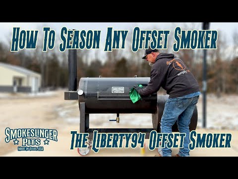 Видео: Liberty94: Как приправить Offset Smoker
