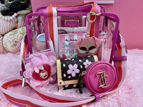 Видео: Что в моей прозрачной сумке Pink Kate Spade 🌸💕👛
