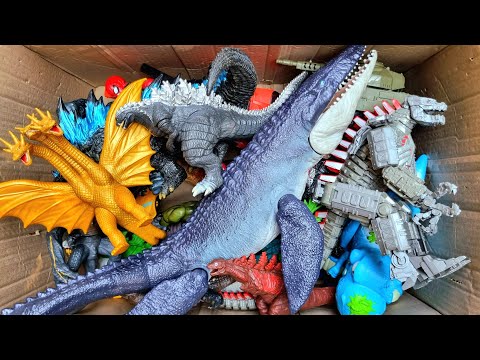 Видео: Охота на мозазавра, тираннозавра, дистортуса рекса, акулу, мегалодона, конга, годзиллу и других