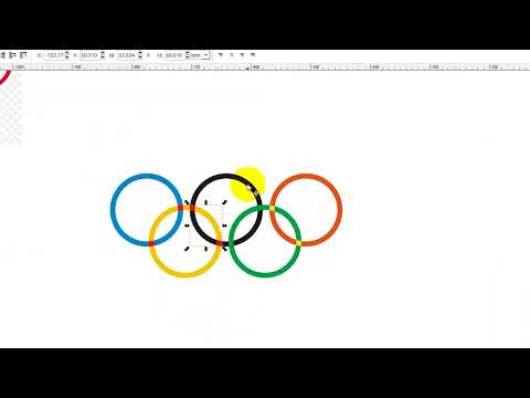 Видео: Inkscape - създаване на логото на Олимпийските игри