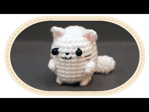 Видео: Вязаный кот амигуруми. Crochet cat amigurumi.