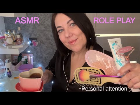 Видео: ASMR💦УХАЖИВАЮ ЗА ТОБОЙ УЮТНОЙ НОЧЬЮ😴Ролевая ИГРА НОЧЁВКА У ПОДРУГИ/Мурашки/ASMR Personal attention