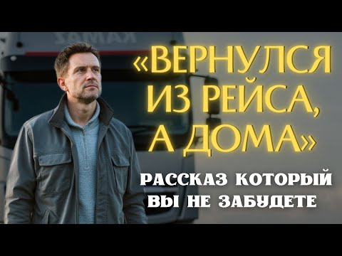 Видео: Дальнобойщик вернулся из рейса домой, а когда жена открыла двери он замер. Рассказ.