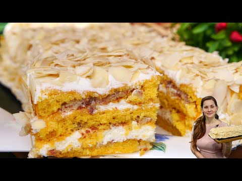 Видео: Норвежский Торт 🍰 | Нежный как ОБЛАЧКО и ОЧЕНЬ ВКУСНЫЙ