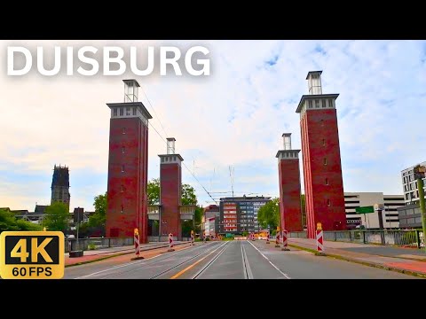 Видео: Автотур 4K: Дуйсбург Германия 🇩🇪 | Городское Путешествие