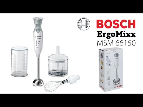 Видео: Блендер Bosch ErgoMixx MSM66150. Распаковка и испытание.