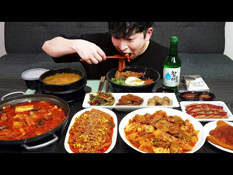 Видео: 12 гарниров! Домашняя корейская еда🍚 MUKBANG REALSOUND ASMR EATINGSHOW