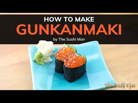 Видео: Как приготовить ГУНКАНМАКИ с The Sushi Man