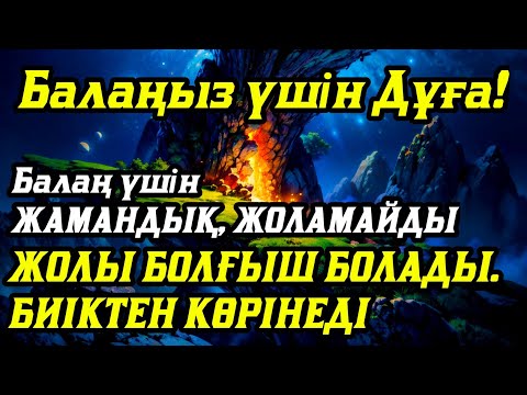 Видео: 🤲☝️💯Балаңызға еш жамандық бәлекет кесір жоламайды, жетістікке жетеді