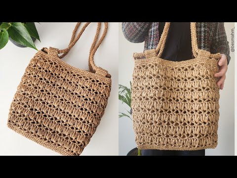 Видео: 🎉 Элегантная вязаная сумка крючком – Практичный и стильный дизайн