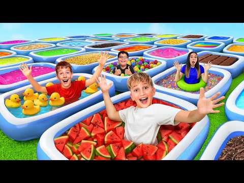 Видео: 100 ТАИНСТВЕННЫХ БАССЕЙНОВ — ВЫИГРАЙТЕ ТОЛЬКО ОДИН!