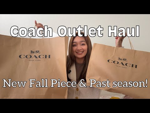 Видео: Coach Outlet Haul | Посмотрите, что я недавно приобрёл в Coach Outlet