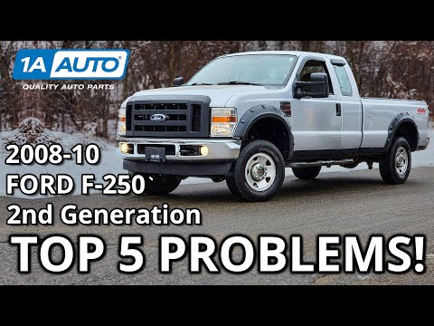 Видео: 5 основных проблем Ford F-250 6.4 Diesel Truck 2008-2010 2-го поколения