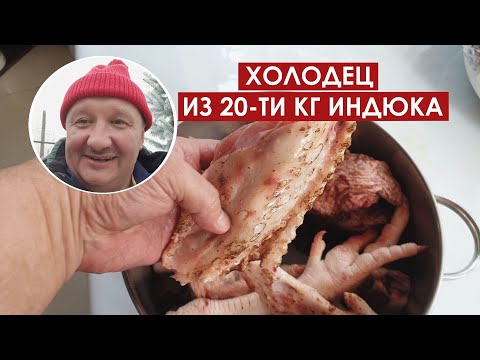Видео: САМЫЙ ВКУСНЫЙ ХОЛОДЕЦ ИЗ ИНДЕЙКИ