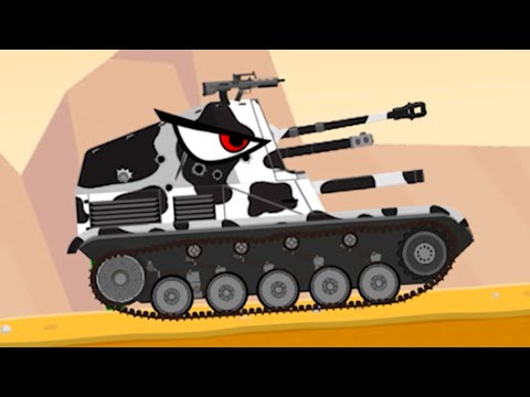 Видео: Танк Корова vs Летающего Босса Мошка #6 Labo tank на Машинки Кида