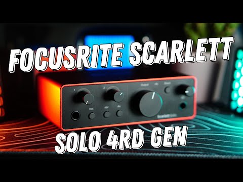 Видео: Focusrite Scarlett Solo 4rd Gen / Легенда в новом исполнении