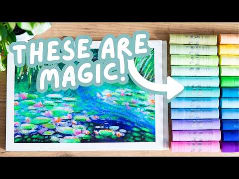 Видео: Почему никто не говорит о темперных палочках? (Моне одобрил бы!)